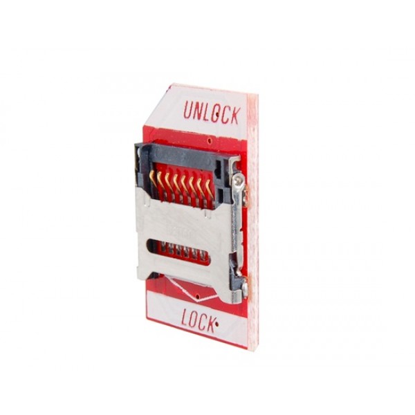 TF to SD Card Pinboard for Raspberry Pi (Red)
