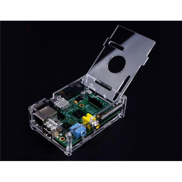 Acrylic Case for Raspberry Pi Model B+ (Brown)