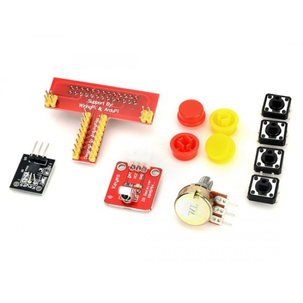 KEYES Electronic Parts Pack for Raspberry Pi (Black Remote Contr
