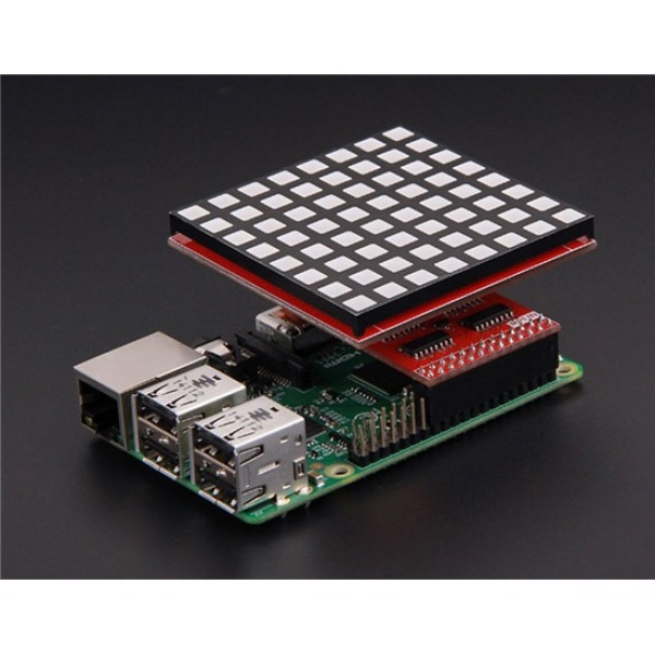 RGB-LED-Matrix Expansion Module for Raspberry Pi B/B+/A+