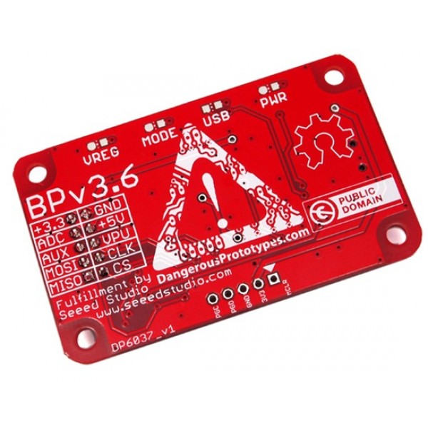 Bus Pirate v3.6 Universal Bus Interface (Red)