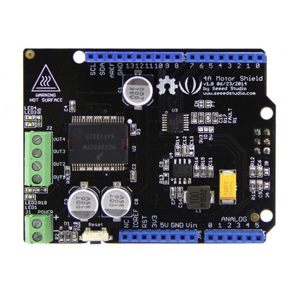 4A Motor Shield (Black)