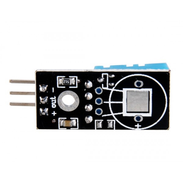 DHT11 3-Pin Digital Temperature Humidity Sensor Module with Cabl