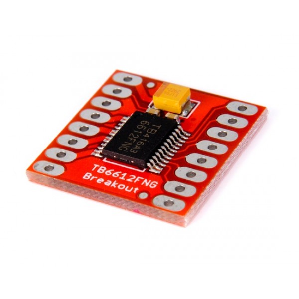TB6612FNG 1A 2-CH Driving Board Module for Motor (Red)