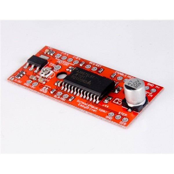 EasyDriver V4.4 Stepper Motor Driver Board for Arduino (Red)
